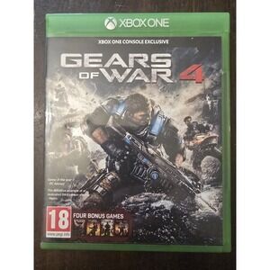 Gears of War 4  XBOX one W/ Insert Including 4 Game Download